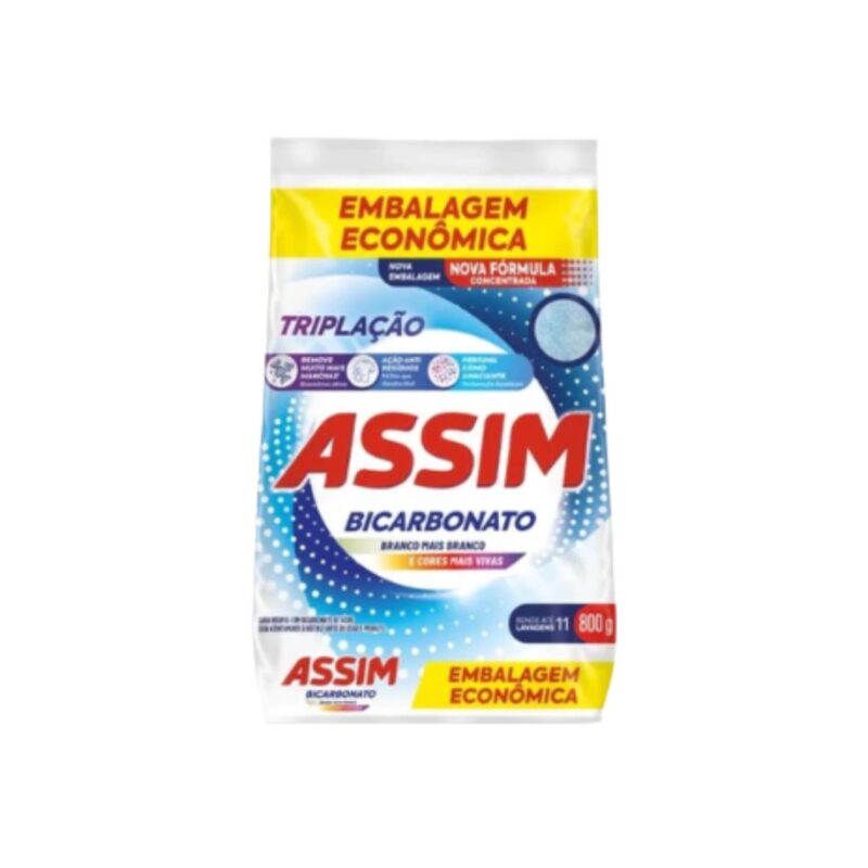 Sabao Po Assim Bicarbonato Pc 800gr