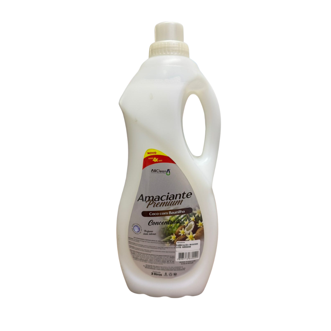 Amaciante Concentrado De Coco C/baunilha Ali Clean 2 L