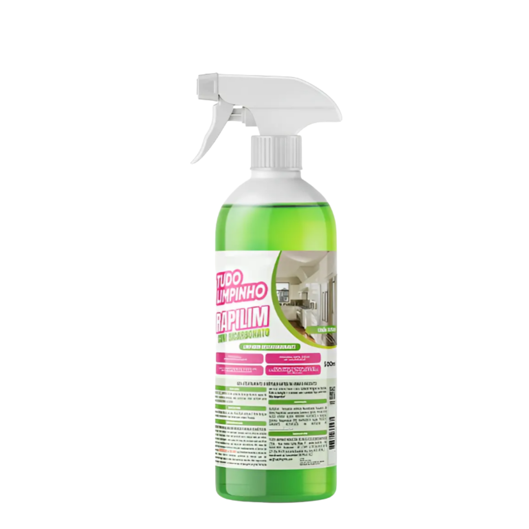 Rapilim Com Bicarbonato Limpador Desengordurante 500ml C/ Valvula