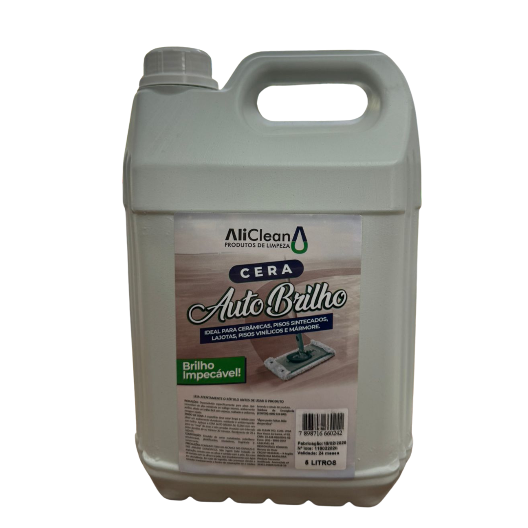 Cera Auto Brilho Ali Clean 5 L