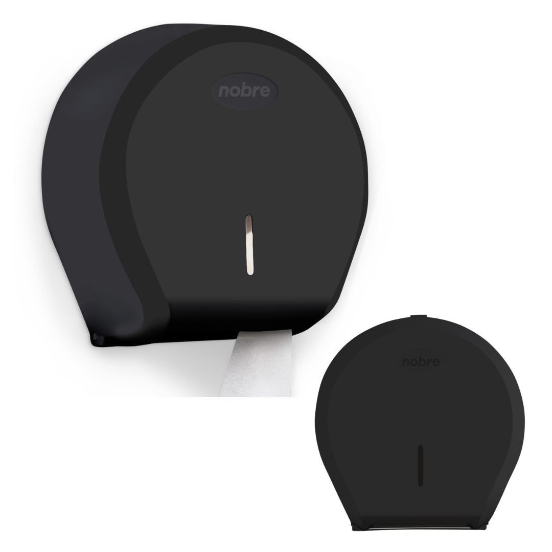 Dispenser P/hig. Rolao 300/500m. Preto New Classic - Nobre