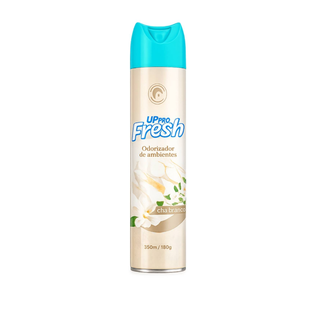 Odorizador De Ambiente Aerossol 400ml/180g - Cha Branco - Up Fresh